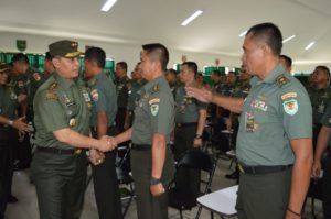 DanPusterad Buka Latihan Tar Pelatih Latnister Tingkat Kodim kepada 120 Pejabat Rindam dan Korem Seluruh Indonesua 