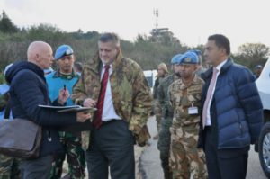 Terima Kunjungan Kordinator Khusus PBB Satgas Indobatt Paparkan Blue Line