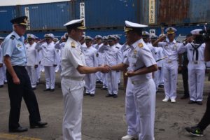 Pangkalan Utama TNI AL, Sambut Kedatangan Dua Kapal Perang Australia