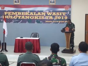 Pusjas TNI Membuka Pembekalan Wasit Bulutangkis Bagi Prajurit TNI Tahun 2019