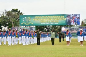 KASAD Jendral TNI Andika Perkasa Tutup Pendidikan Taruna dan Taruni Akmil Tingkat IV