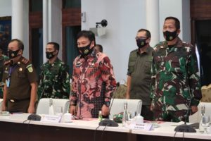 Panglima TNI Pimpin Rapat Gugus Tugas Covid-19 di Sumatera Selatan