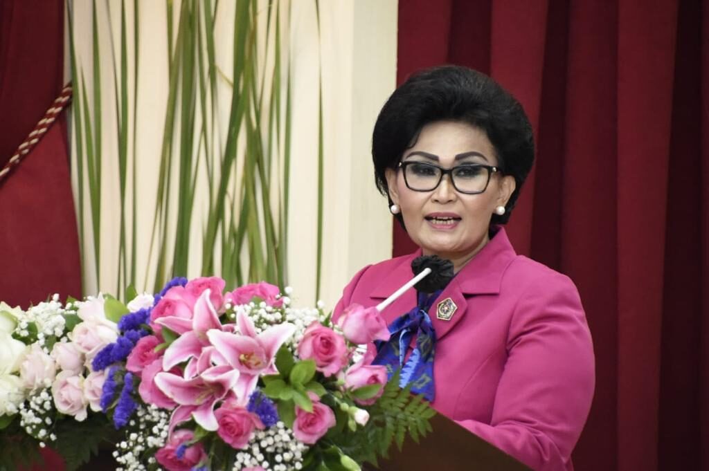 Nanny Hadi Tjahjanto Pimpin Sertijab Wakil Ketua Umum Yayasan Tunas Muda IKKT